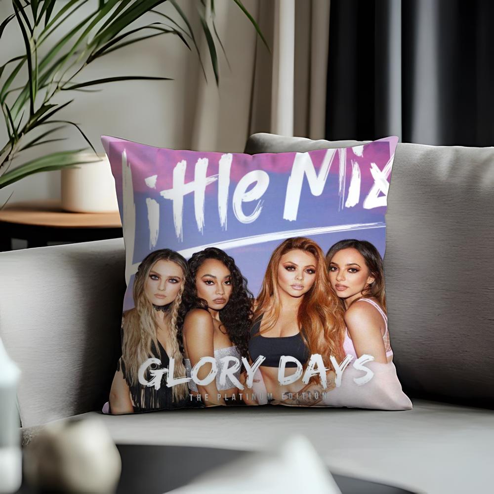 Fashion Llittle Mixiou Cushion Cover Antidustmite Pillowcase Invisible Zipper Silky Short Plush Sofa Cushion Cover