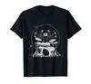 Vitruvian Man Drum Funny T-Shirt, Leonardo Da Vinci, Funny Drummer Clothing, Music Gift, Men's T-Shirt