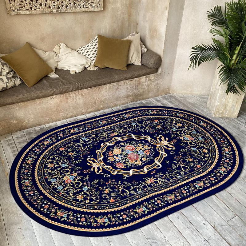 Богемные овальные коврики, украшение для комнаты, домашний декор, напольный коврик, большой ковер в гостиной, нескользящий коврик для гостиной