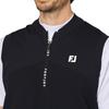 FootJoy Golf Sweater Vest, Knitted Half-Zip Sweater Vest, Navy, Men's, Size XL, FJ-S25-M02 (34702-XL)