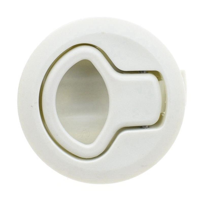 YH9073 Push-Type Door Lock Round Panel Cabinet Lock Flat Lock For Closet Door Drawer RV Toilet Door Cabinet Door Handle