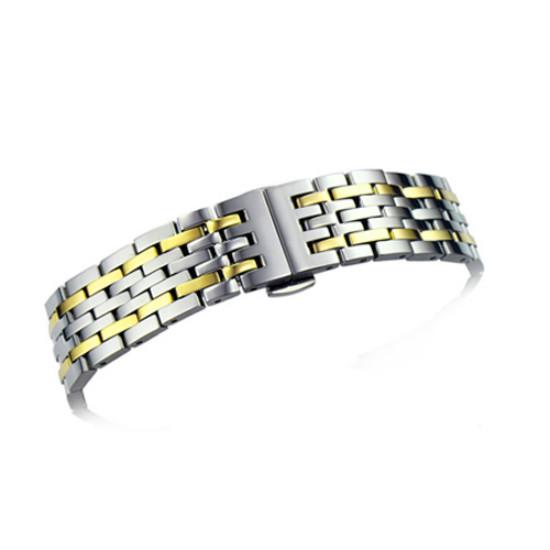 19mm Le Locle Series T006407A T006408A T006407.408 Series Watchband Watch Solid Stainless Steel Bracelet Male Strap Wristband For T006