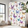 Занавеска для ванной с рисунком бабочек Водонепроницаемая занавеска для душа для ванной комнаты с 12 крючками Домашний декор Бесплатная доставка