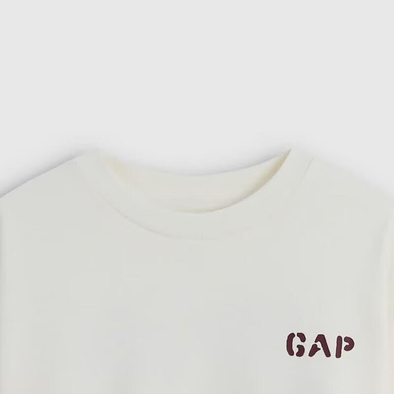 Gap Мальчишеская футболка с длинным рукавом, имитация двойки, ранний осенний