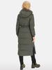 WOMEN' LONG DOWN JACKET WITH ZIPPER