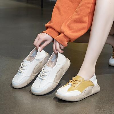 Повседневные туфли на толстой подошве Одиночные туфли Белые туфли