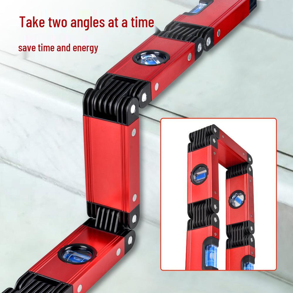 Высокоточный многофункциональный магнитный складной уровень для деревообработки