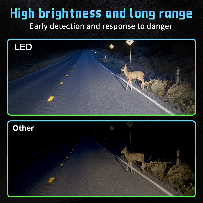 2 шт. 20000LM H7 светодиодная лампа для фар LED Canbus 12 В 60 Вт светодиодная противотуманная фара беспроводной мини-размер автолампа 6000K белый Plug and Play