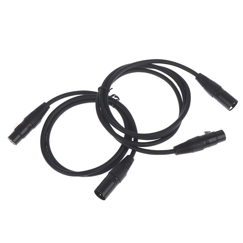 Кабель DMX 3-контактный DMX512 Папа-Мама для светодиодных Par-светильников, сценических огней, DMX-сигнальная линия, DJ-оборудование, DMX512 Сигнальная линия, XLR-разъем
