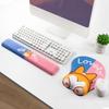 Мультяшный Милый Девушка 3D Силиконовый Коврик для Мыши с Подставкой для Запястья для Офиса и Киберспорта