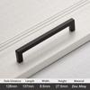 NAIERDI Black Cabinet Handles Zinc Alloy Square Closet Drawer Cupboard Pulls Gold Bathroom Door Knobs Furniture Kitchen Handle