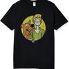 Мужская футболка с коротким рукавом Scooby-Doo Shag n Scoob, Черная, Размер L