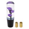 TUCKBOLD Car Gear Shift 15cm Front Shift Lever Universal for Automotive and Manual with Two 1 Set Knob, Knob, Vehicles, Acrylic, Purple, Adapters,