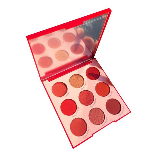 Тени для век Flash Водостойкая стойкая нелетучая пудра с мелкой текстурой 9-цветная красочная сияющая палитра теней для век Аксессуар для макияжа