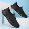 Summer Breathable Lightweight Casual Sneakers Shoes Men Comfortable Mesh Shoes Black Slip-On Driving Male Loafers  Big Size 47