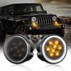 Желтая решетка Jeep Wrangler Светодиодная полоса дневных ходовых огней