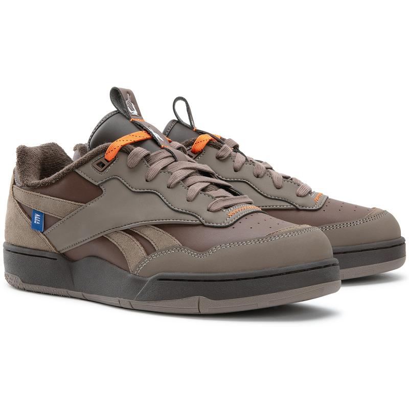 Nautica x Reebok BB 4000 II LOW Низкие винтажные баскетбольные кроссовки Унисекс Коричневые кроссовки 100245904
