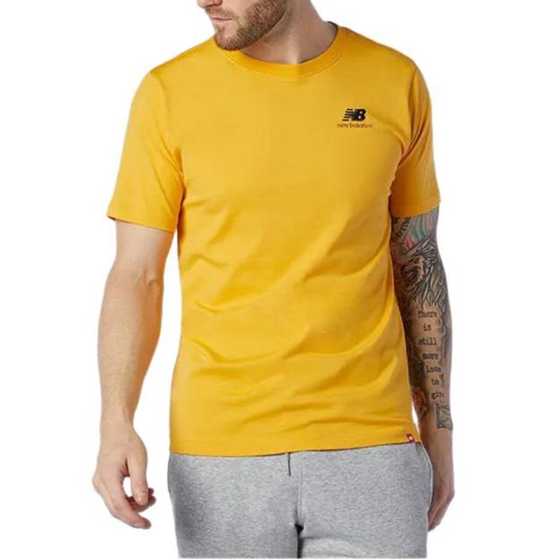 New Balance T Shirt Unisex Yellow (Unisex) T-Shirts MT11592 ASE