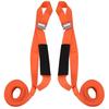 Single-Person Carrying Belt Sling, Lifting Support for Moving, Moving, and Large Furniture, Set of 2 (Orange)