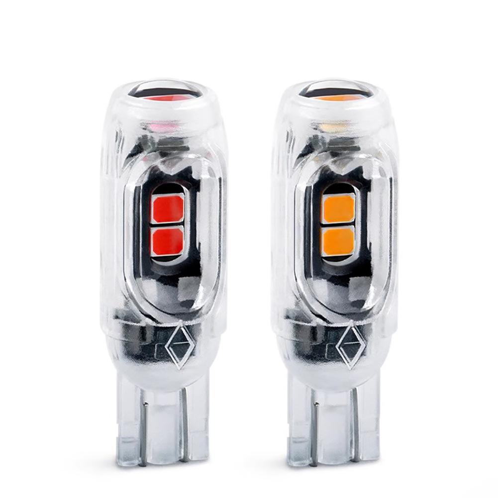 4 ШТ. T10 Автомобильный Мотоциклетный Указатель поворота Светодиодный Сигнал Canbus 5SMD Маяк Габаритный свет Дневной свет для чтения Подсветка номерного знака