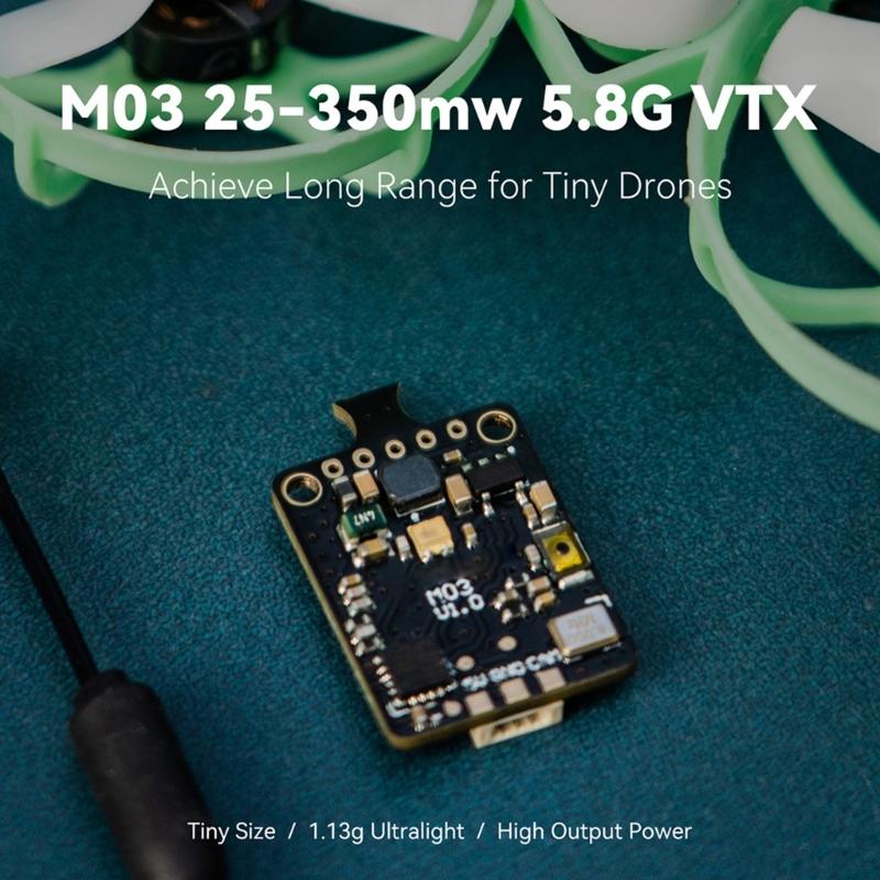M03 25-350 МВт 5,8G VTX Регулируемая мощность для дронов Bwhoop Регулировка мощности квадрокоптеров