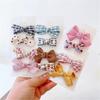 Kids Hairpin Cute Attractive Lovely Elegant Adorable Comfortable Lightweight Princess-style Girls Bowknot Hair Clip Accessories Daily Wear