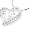 [E2721] - Серебряный кулон «Филигрань любви»