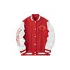 Anta Dragon Year Series Single-Breasted Thick Warm Round Neck Long Sleeve Baseball Jacket Women Jackets Deep-Red 162418708N-2