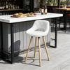 Comfortable Bar Stool, Multifunctional Chair, Backrest for Dining Chairs, for Kitchens, Bars, Jewelry Stores (Only One Bar Stool Included)