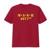 Футболка с логотипом MASH 4077th в винтажном стиле для повседневной носки винтажная Стирка vintage Унисекс уличная одежда Немного дизайнерская одежда Удобная