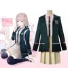 Uniforme De Lycéens Anime Recruté Anronpa Nanami ChiaKi Cosplay Costume, Veste À Manches Longues, Jupe Courte, Jupe Loli