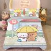 Bear Bubu Dudu Cartoon Duvet Cover Set Cute kids Bedding Set Boy Girl Bedroom Decoration 2/3pcs set Single Double Large Size