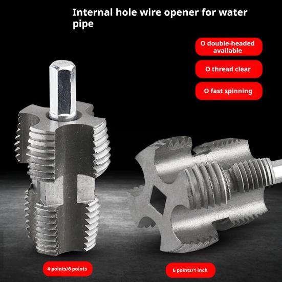 Threading Tool Rustproof Easy Installation Clean Accurate Threads DIY Hand Threading Plumbing Tap Accessories