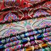 100x75cm Vintage Chinese Style Jacquard Satin Fabric For Sewing Kimono Cheongsam Gown Bag Stage Party Garment Fabric