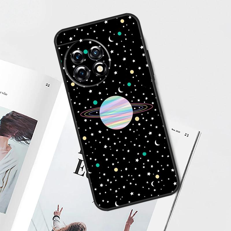 Outer Space Planet Stars Moon Case For OnePlus Nord 5 CE 2 3 4 Lite N20 N30 OnePlus 13T 13R 12R 9 10 Pro 11 12 13 15 Cover
