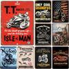 Vintage Metal Signs Only Cool Grandpas Ride Motorcycle Wall Decor for Home Bars Garage Cafe Clubs Pubs Retro Posters Plaque