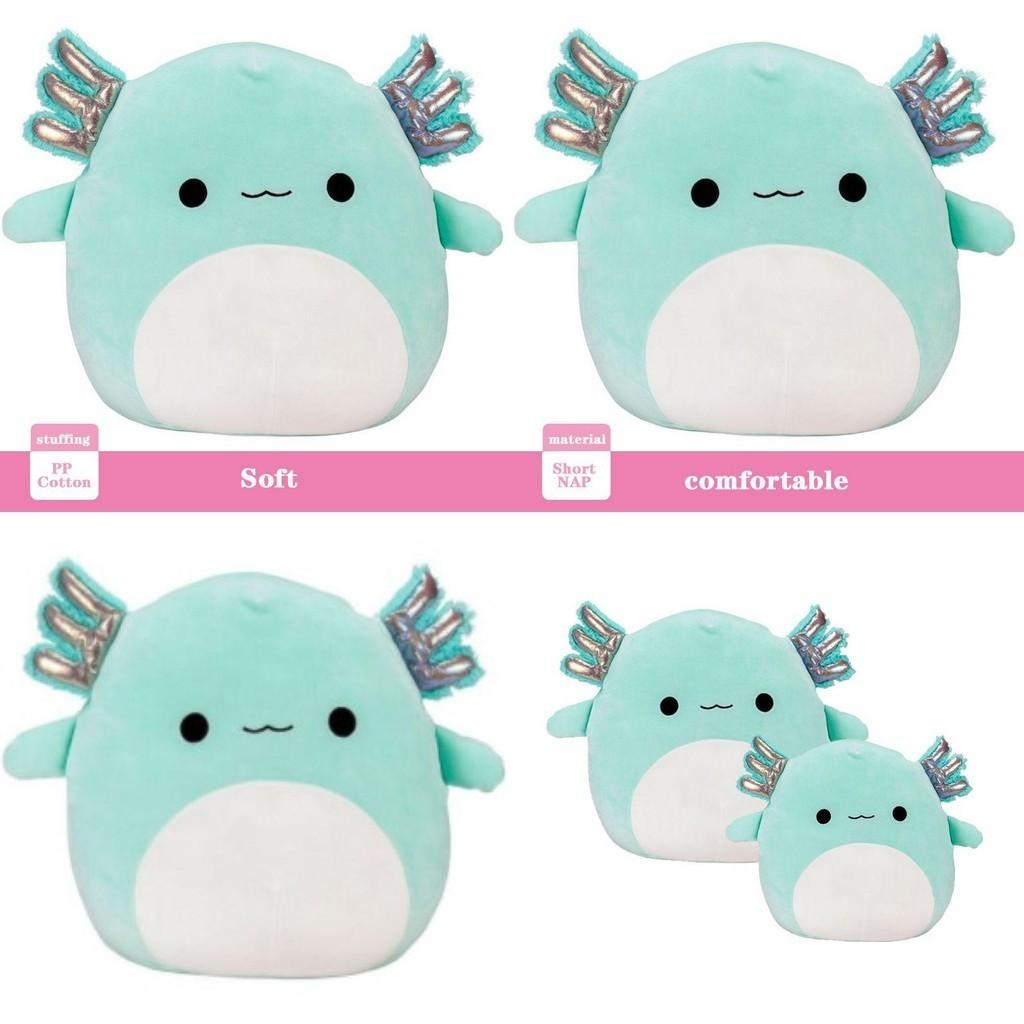 Adorable 8" And 16" Plush Axolotl Teal Green Anastasia Doll Ideal For Kids Gifts