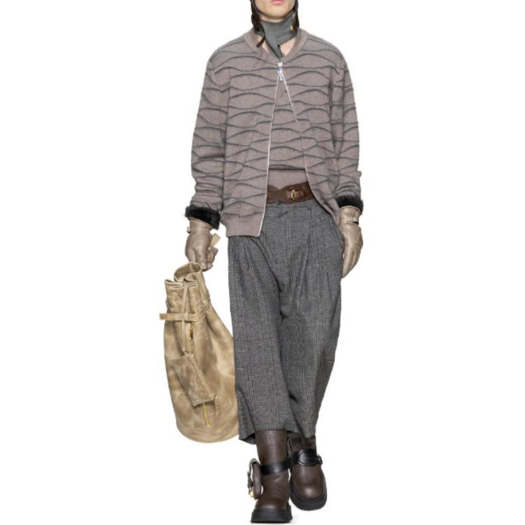 EMPORIO ARMANI Knitwear Men's Dove Gray Crew Neck Moderate 6R1BW1-1M22Z-1F432