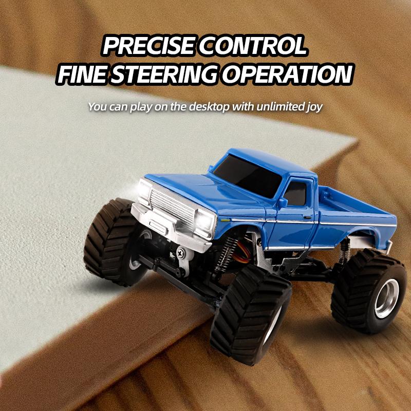 1/36 RC Car 4WD Off-road Climbing Crawler 2.4G Electric Remote Contorl Vehicle RTR Model with LED Lights Toys for Children