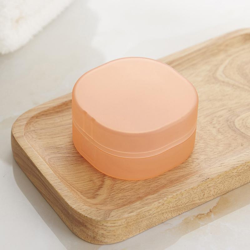 1Pc Round Travel Soap Box Creative Pp Bathroom Travel Waterproof Sealed Portable Soap Box With Lid Soap Rack Supplies
