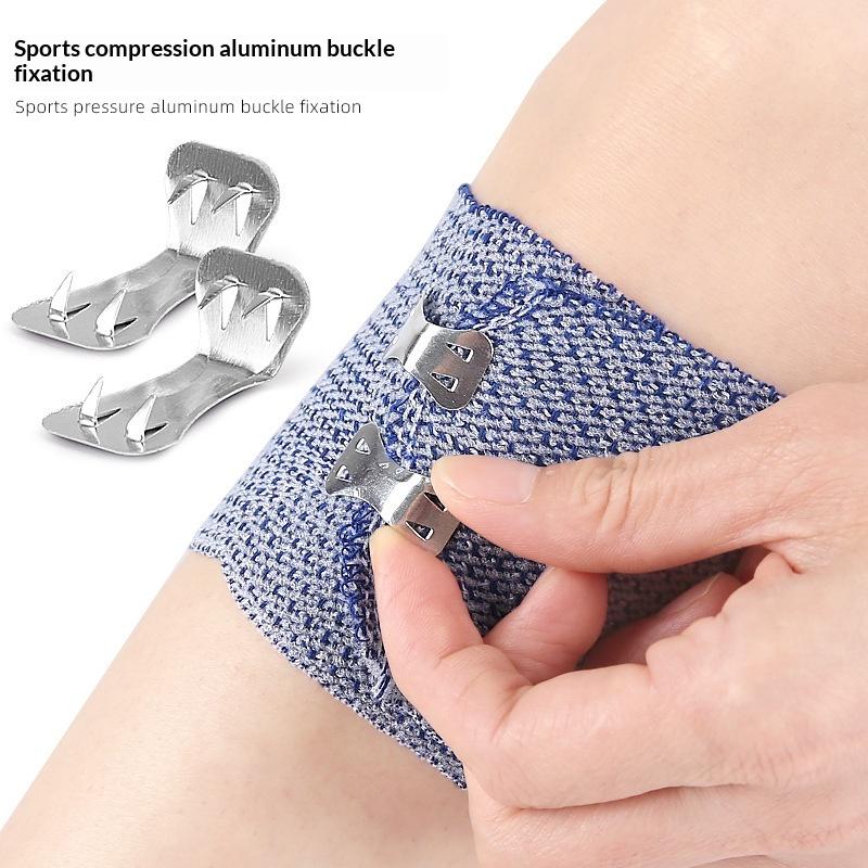 1 Рулон Холодно-Компрессионная Повязка-Бинт С Зажимами Спортивные Бинты Лента Для Лодыжки Запястья Руки Ноги Растяжения Повязки Первой Помощи Измерить