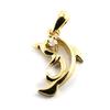 [G1664] - Gold Plated 'Dolphin' Pendant