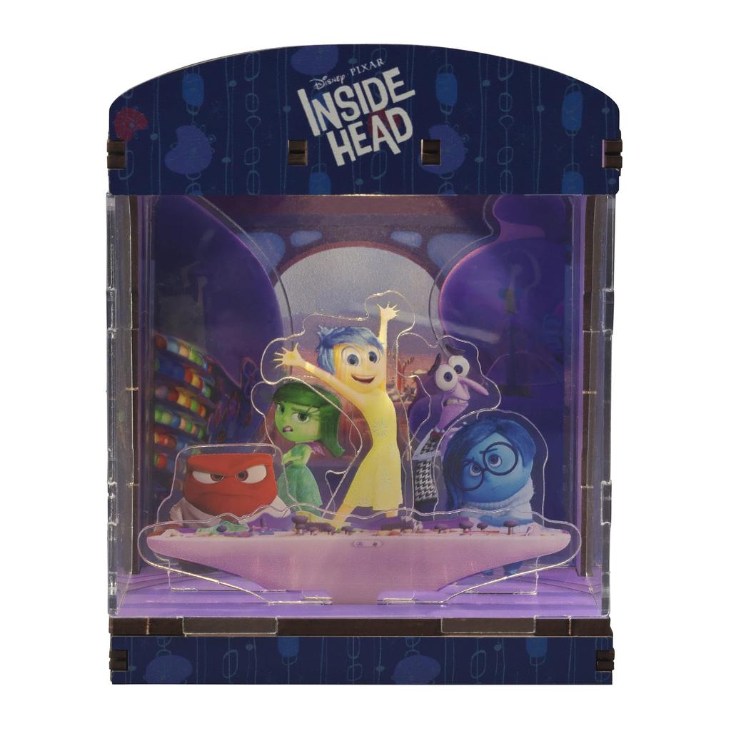 Yanoman HAKOBEYA Interior Kit Disney Inside Out Assembly Required Includes LED Light Unit Mini Interior Decor Finished Size x x Light-Up - - - - -