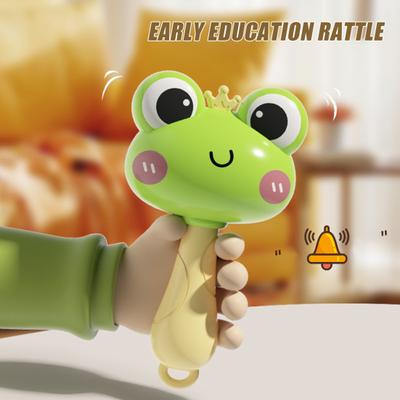 Детские игрушки-погремушки Встроенный шар-качалка Сладкий звук Песок Тренировочные привычки Мультяшный молоток изготовления Тонкая износостойкая чистка