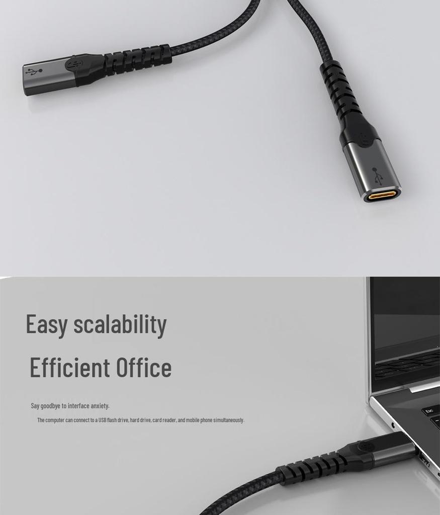 Многофункциональная док-станция Type-C: Разветвитель & Зарядное устройство 1-в-3