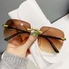 UV400 Gradient Sunglasses Vintage Frameless Sun Glasses New Rimless Sunglasses for Summer