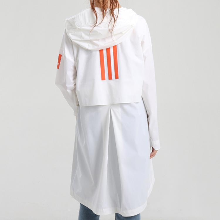 adidas Женская парка Myshelter Wind.RDY с капюшоном Белая FR9534