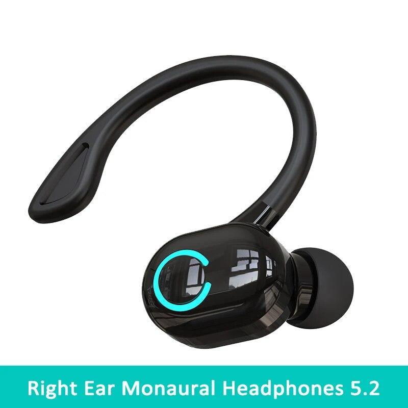 S10 Bluetooth 5.2 Наушники Бизнес Беспроводная гарнитура с ушным крючком HIFI Стерео Handfree Наушники для звонков с микрофоном
