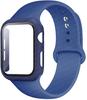 Для ремешков Apple Watch 46 мм 44 мм 41 мм 40 мм 45 мм 42 мм Силиконовый браслет correas iwatch Серия 10 9 8 7 6 SE 3 11 Стекло+Чехол+Ремешок