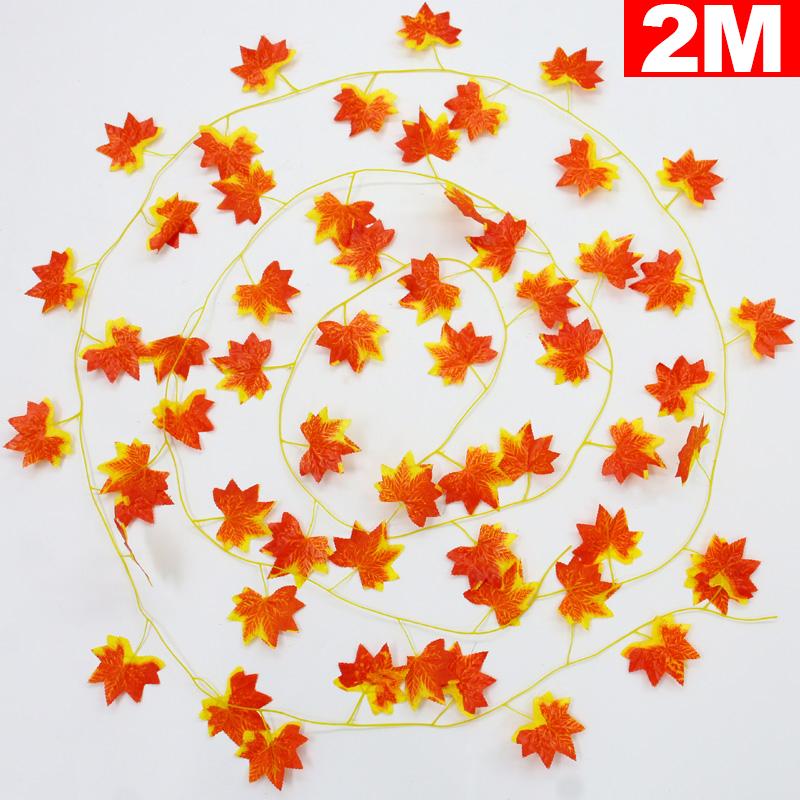 200 см искусственные растения ротанговая лиана зеленый лист плющ лоза DIY подвесная гирлянда ротанговая листва искусственные листья для домашнего свадебного декора